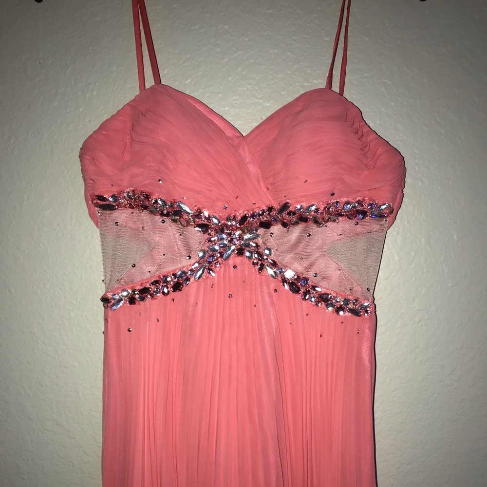 Peach Prom Dress